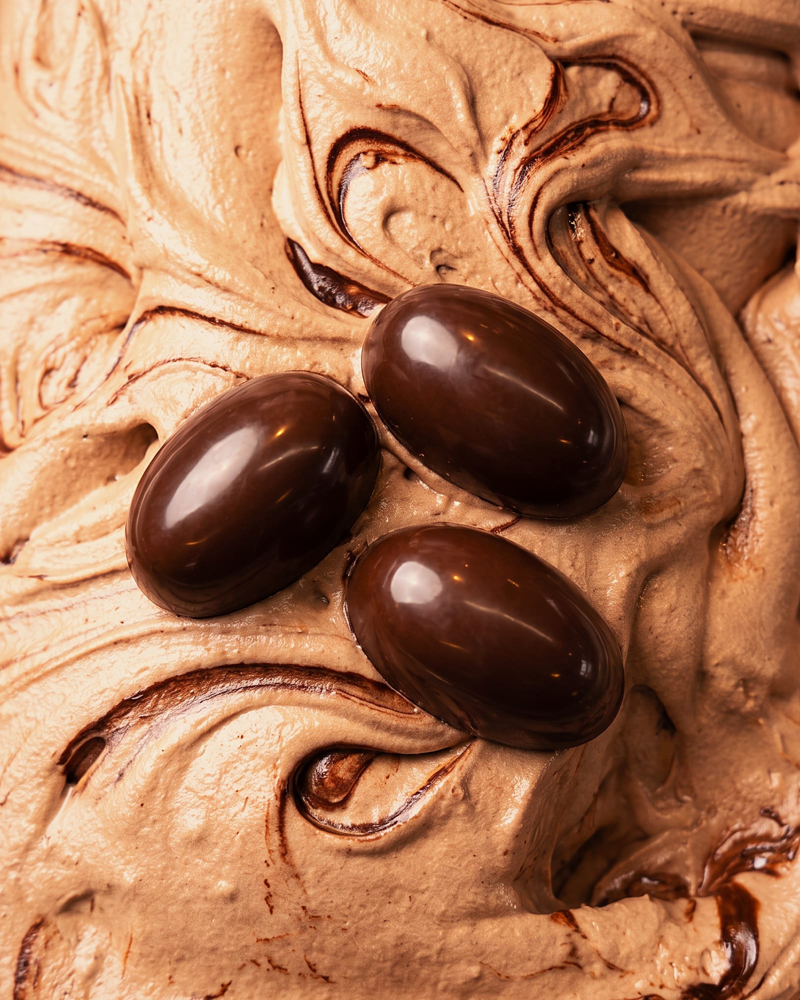 Bouchée — close-up van het ijs