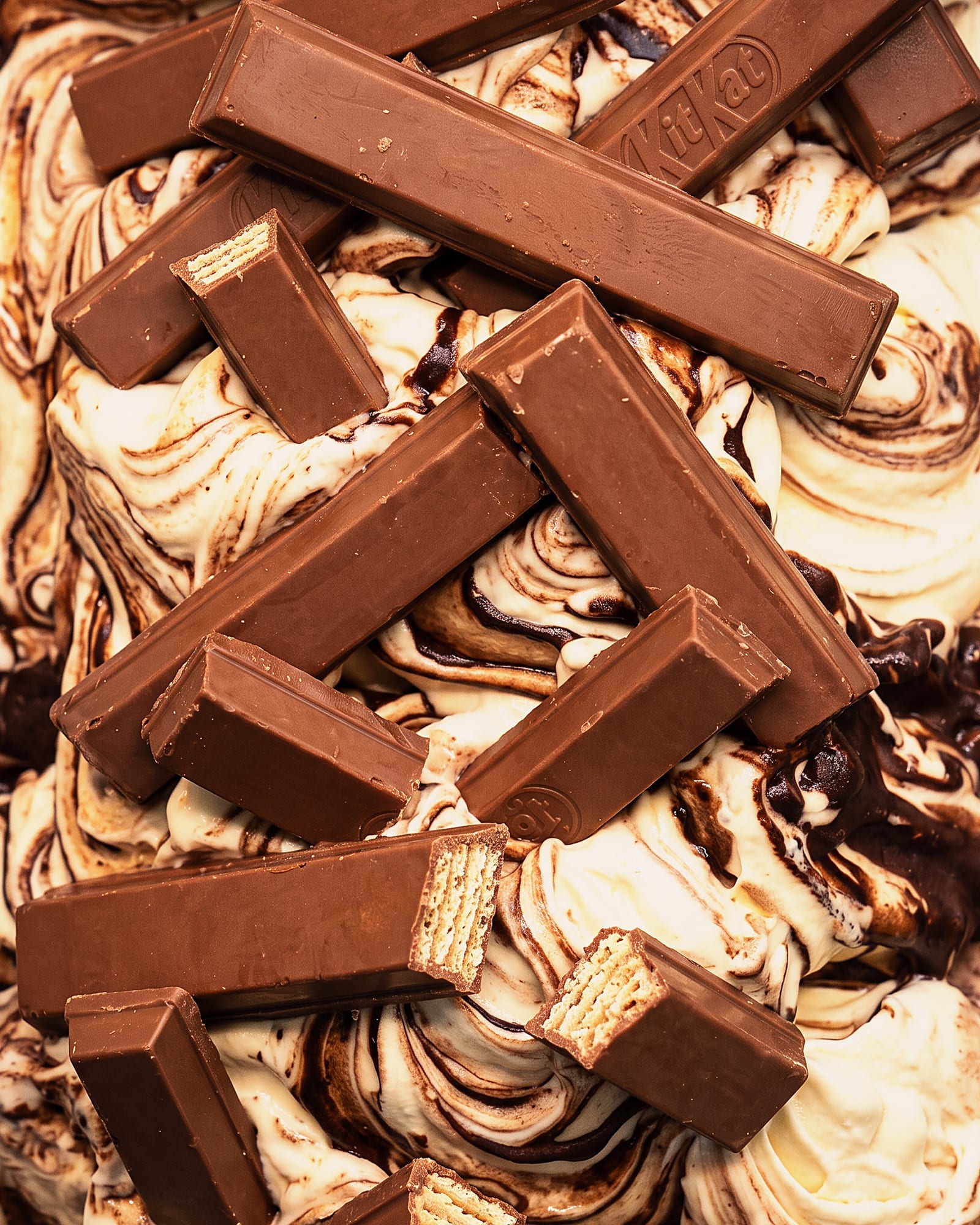 KitKat — close-up van het ijs