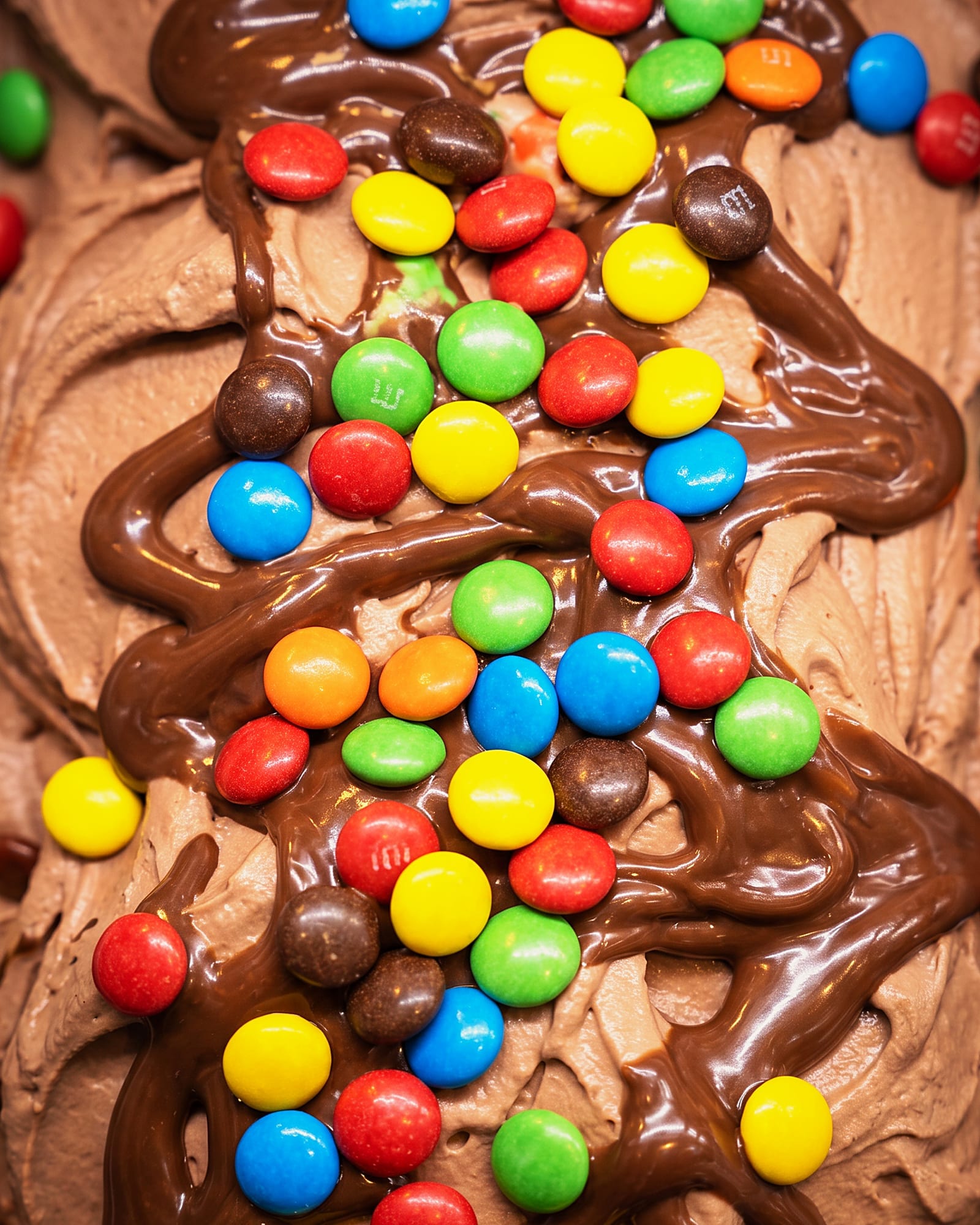 M&M's — close-up van het ijs
