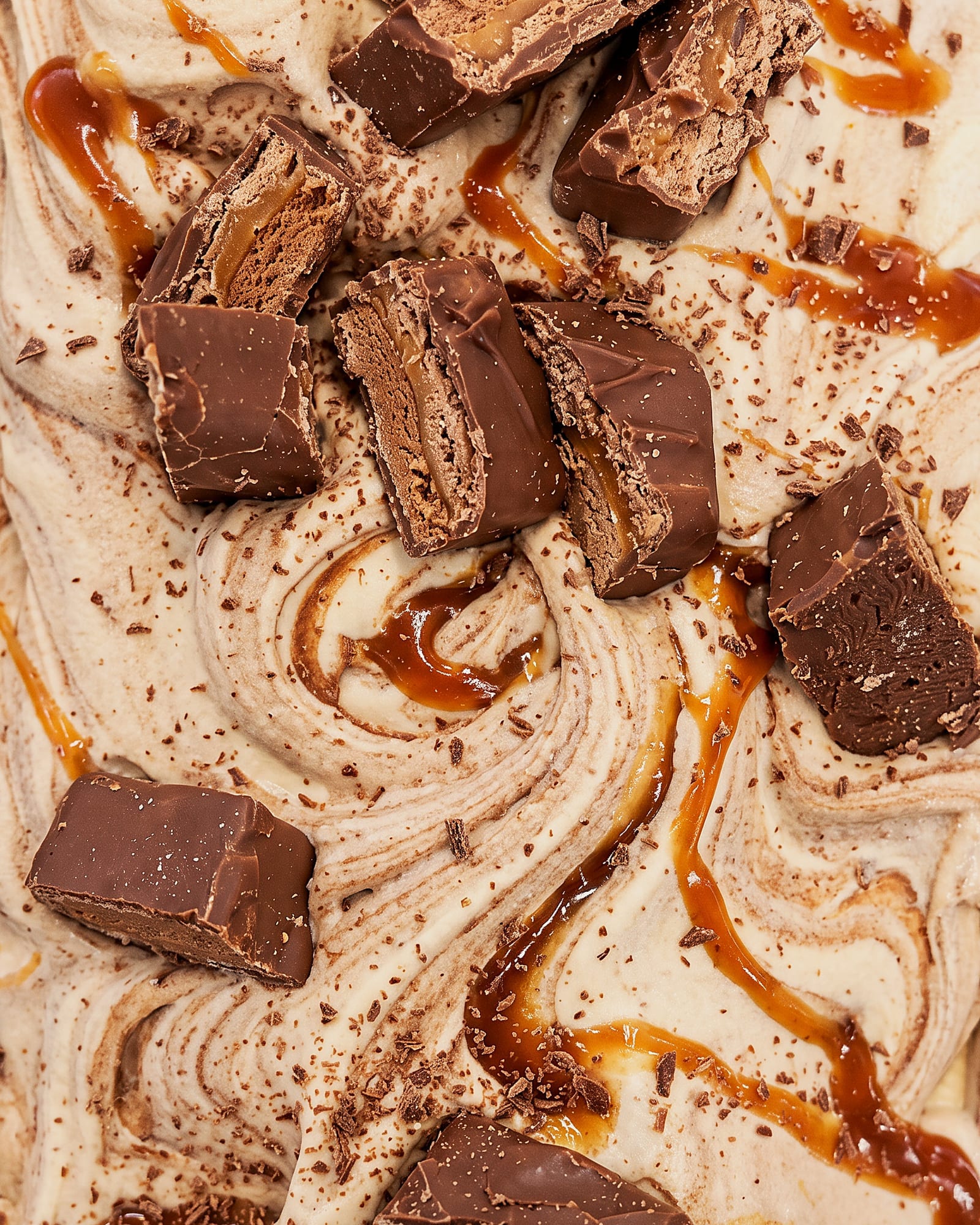 Mars — close-up van het ijs