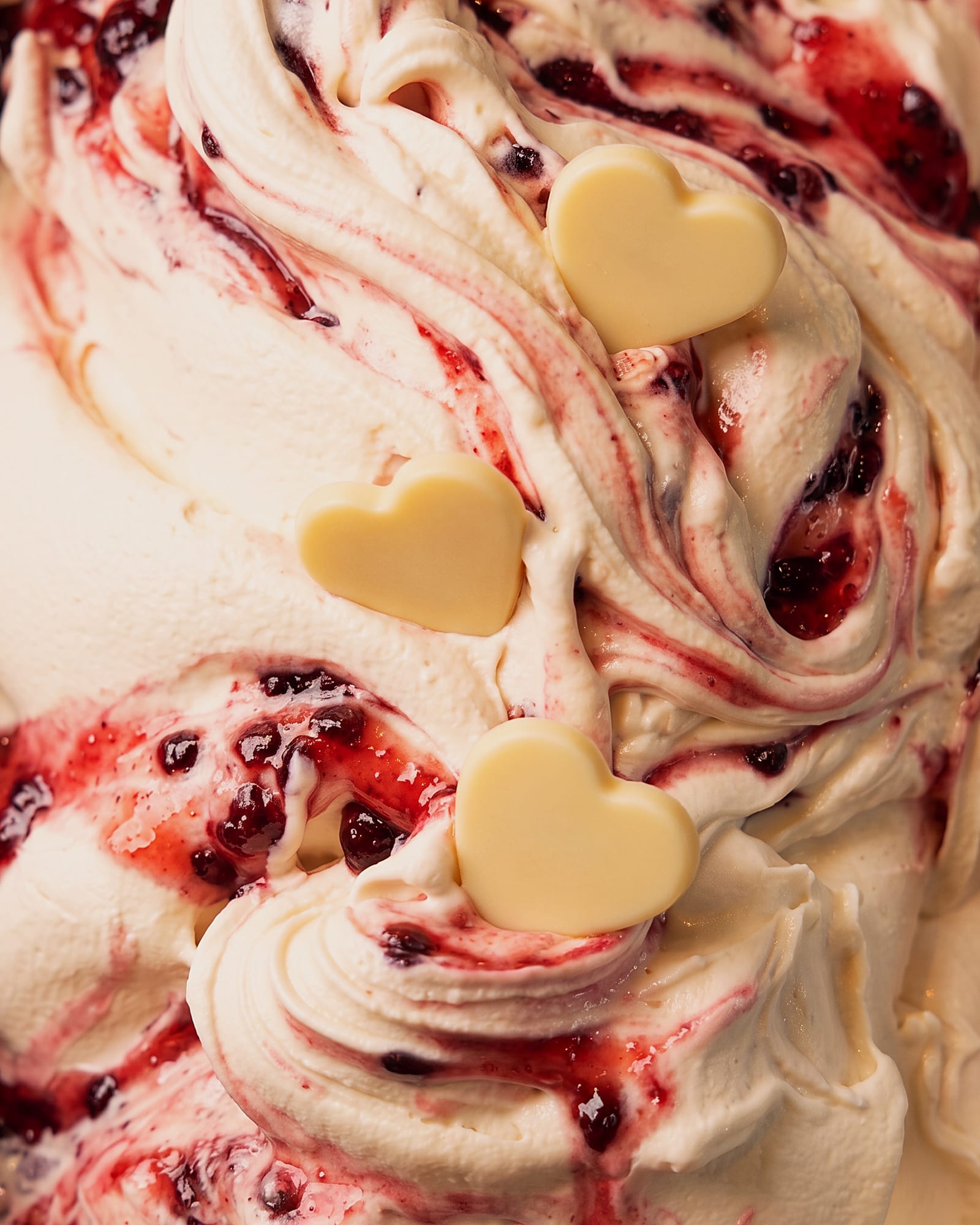 Sweetheart Swirl — close-up van het ijs