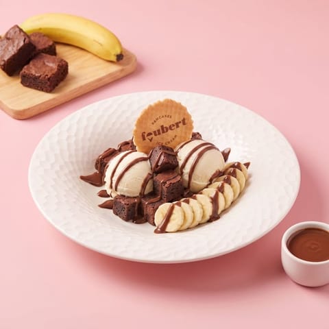 Coupe banana brownie — roze skin
