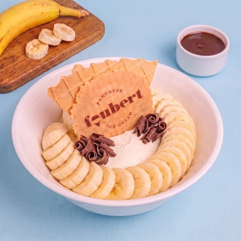 Coupe Banana Split — blauwe skin