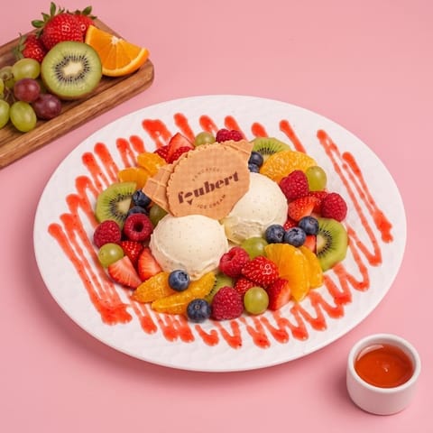 Coupe vers fruit — roze skin