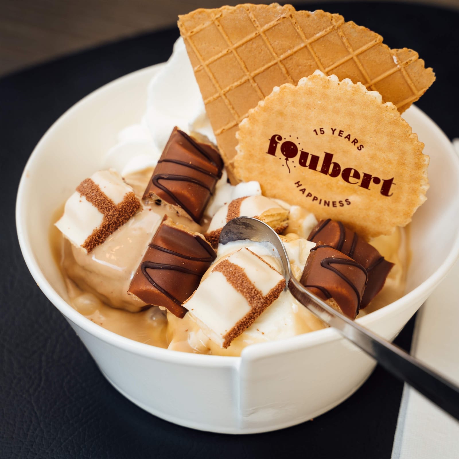 Foubert koekjes bij een coupe