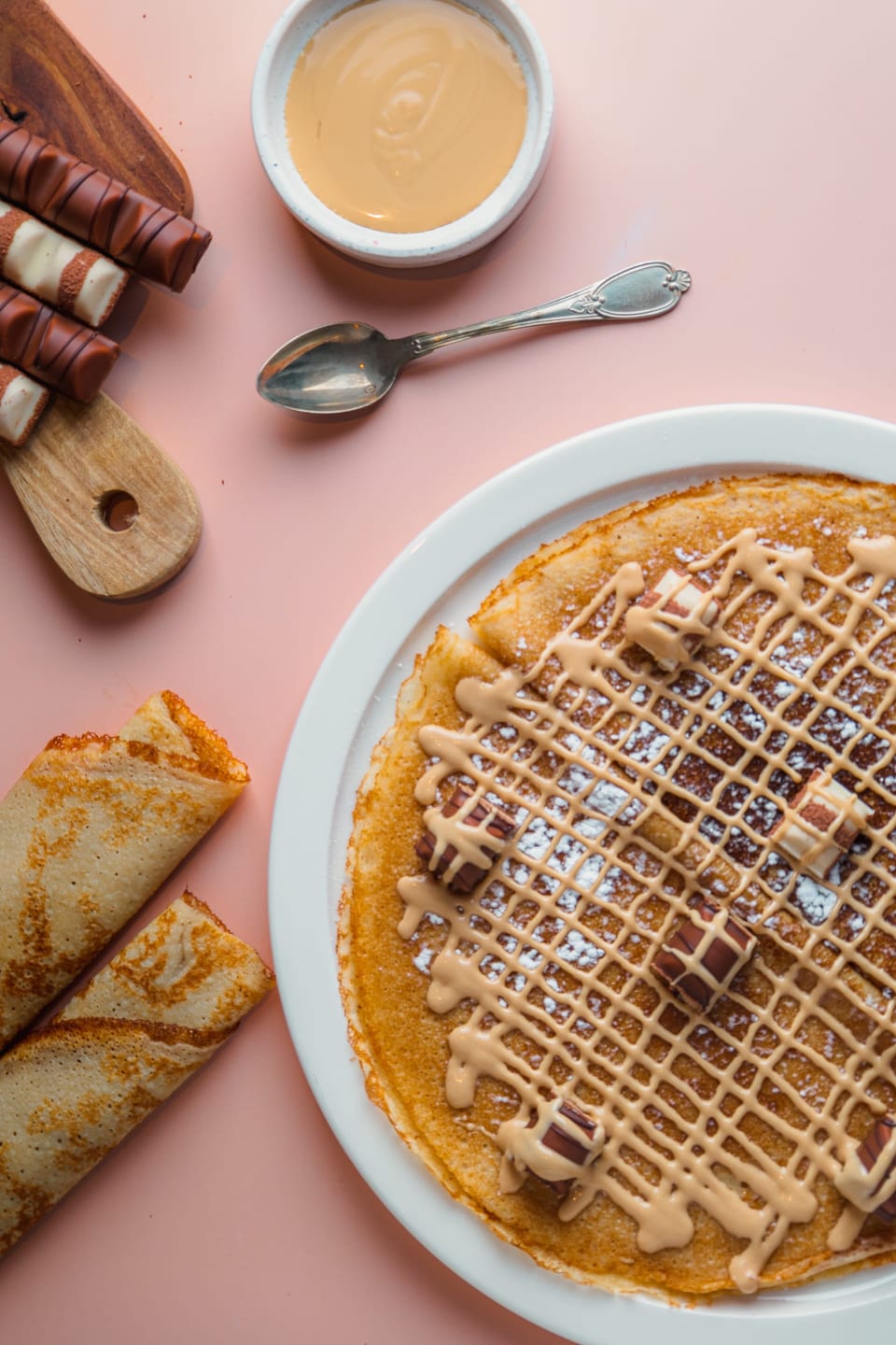Pannenkoek met koffie