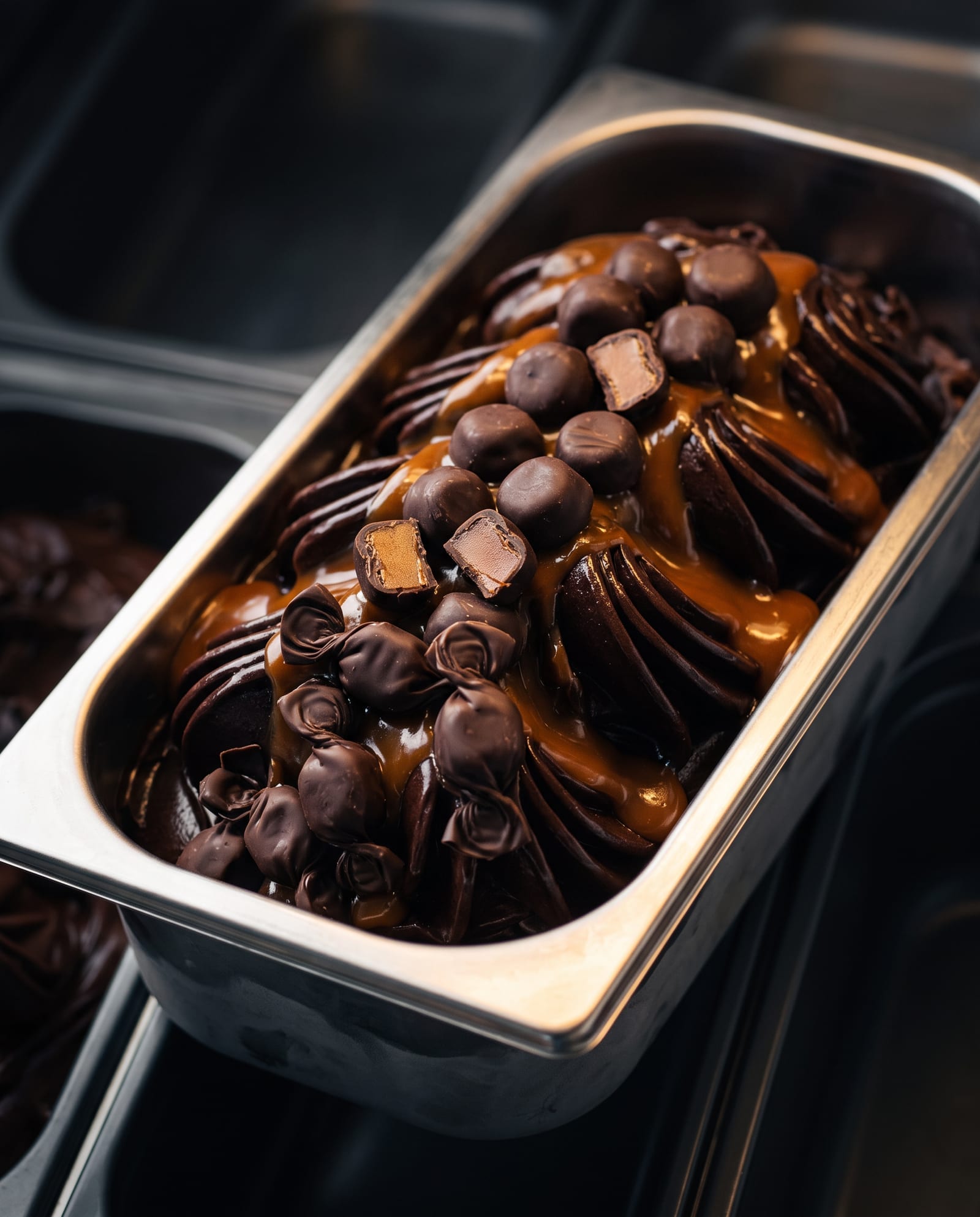 Chokotoff sorbet — ijsbak in de toog