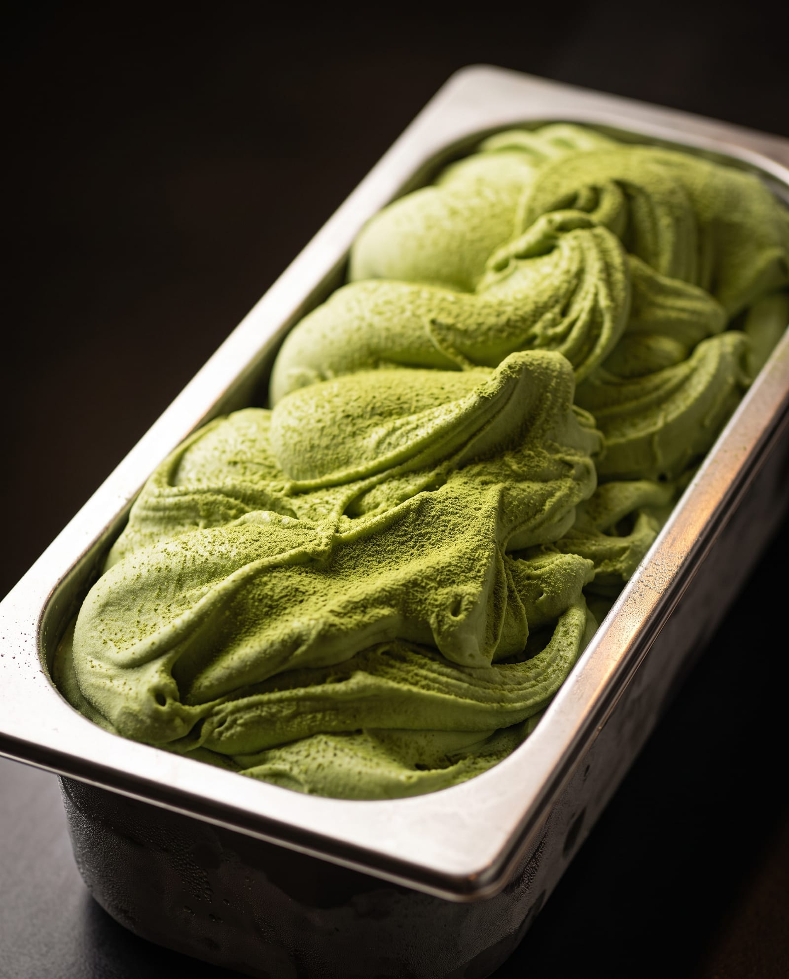 Matcha sorbet — ijsbak in de toog