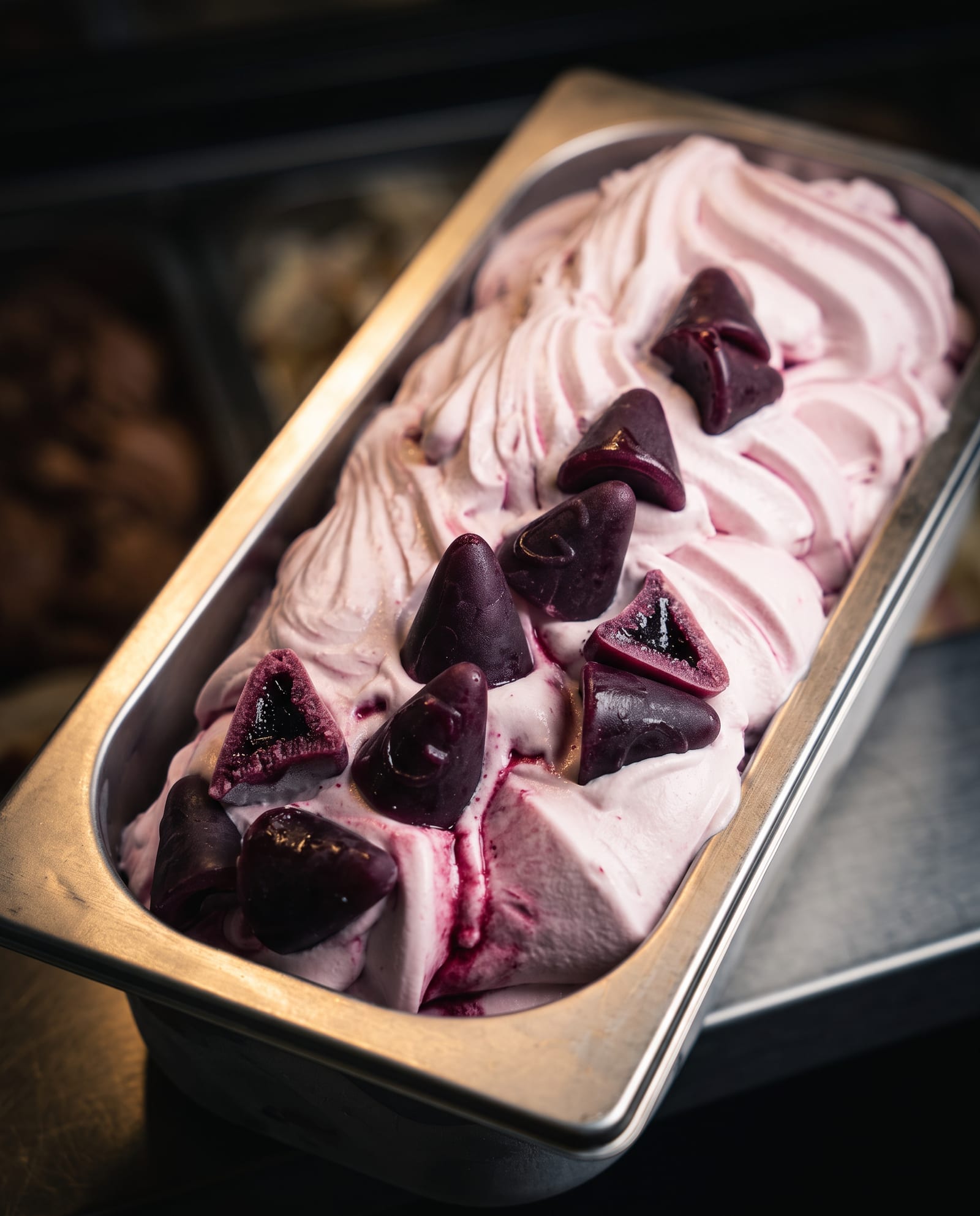 Yoghurt cuberdon — ijsbak in de toog