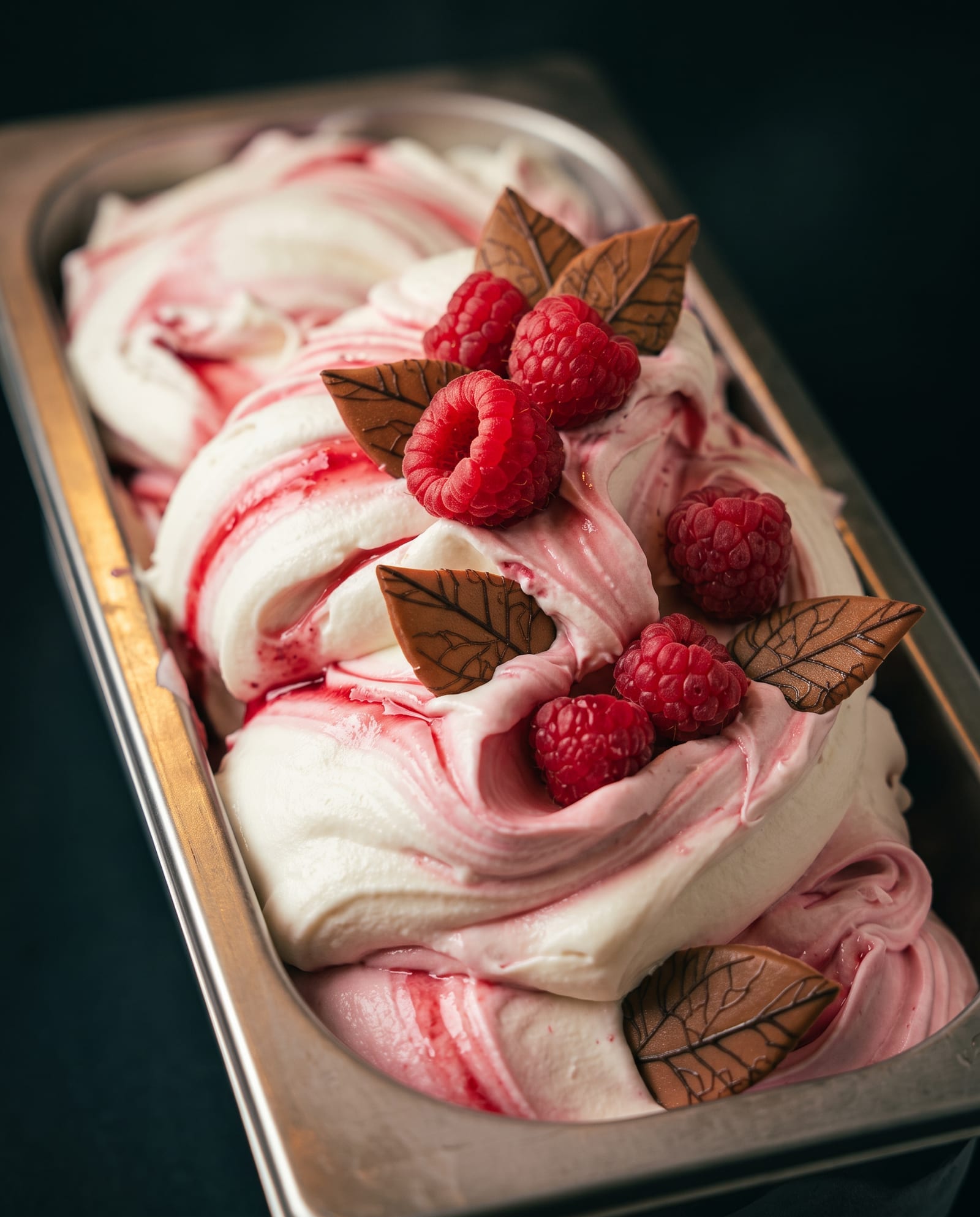 Yoghurt framboos — ijsbak in de toog