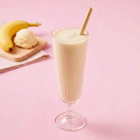 Milkshake banaan — roze skin
