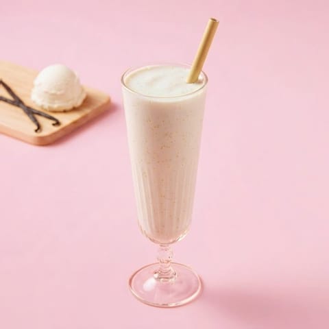 Milkshake vanille — roze skin