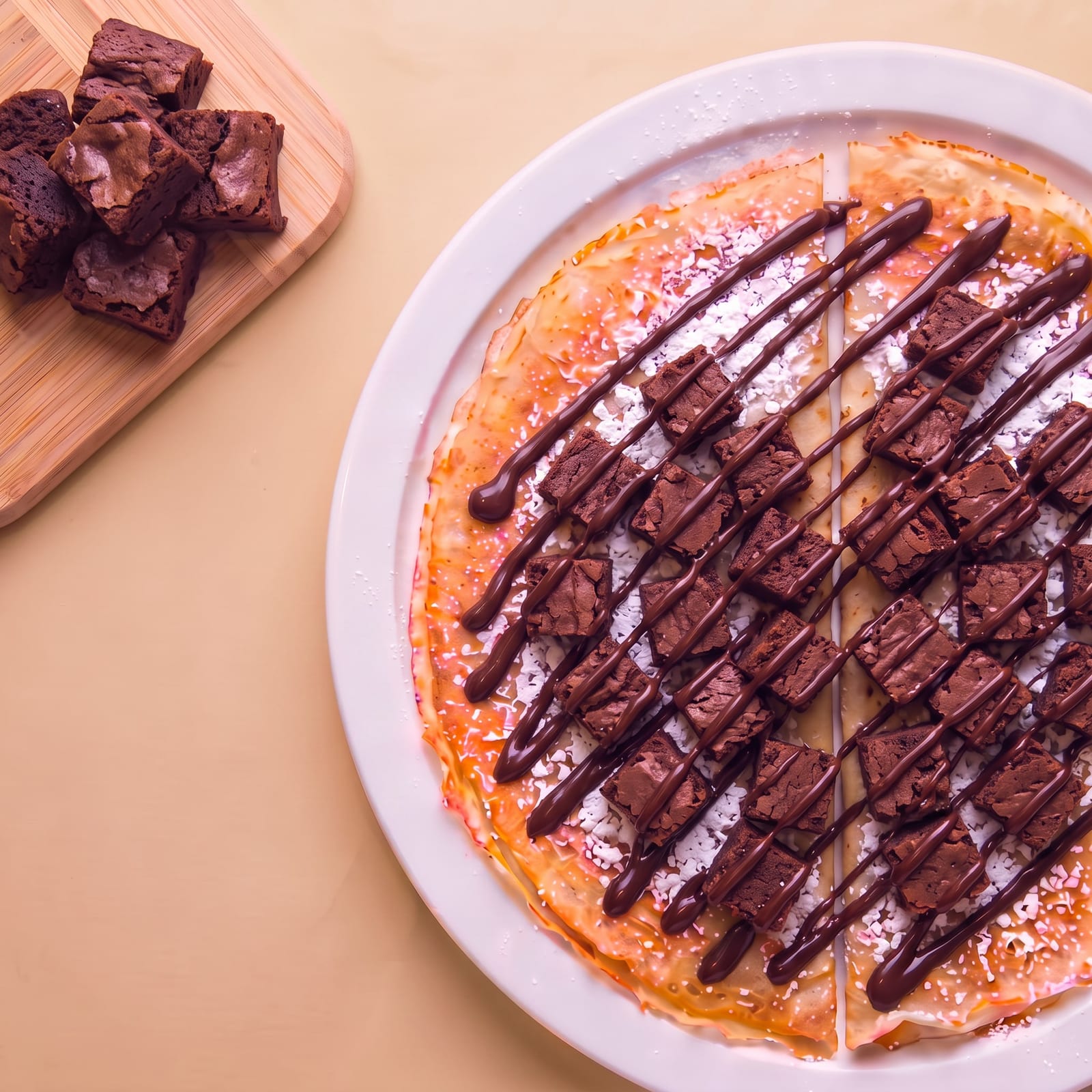 Pannenkoek met brownie – skin beige