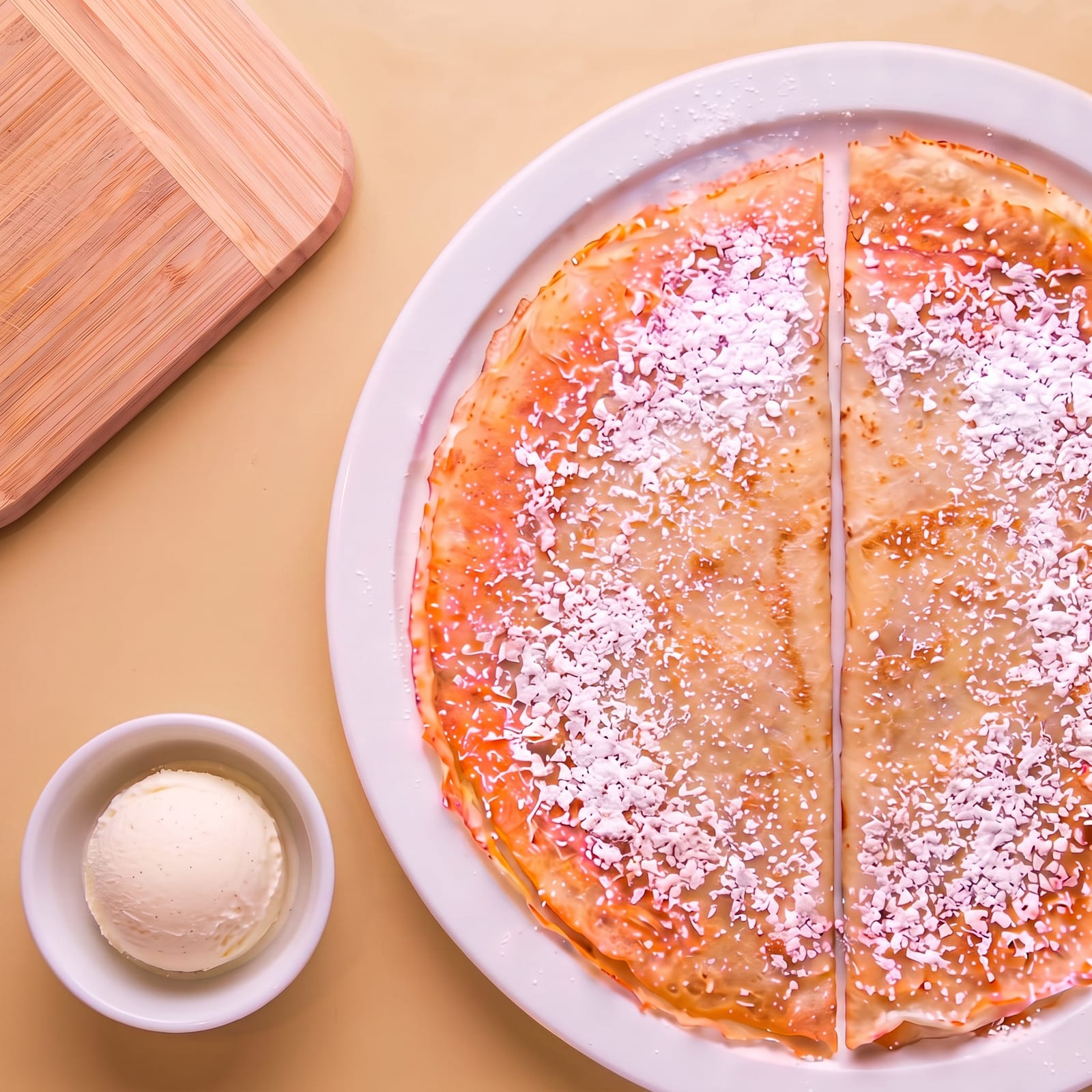 Pannenkoek met ijs, 1 bol – skin beige