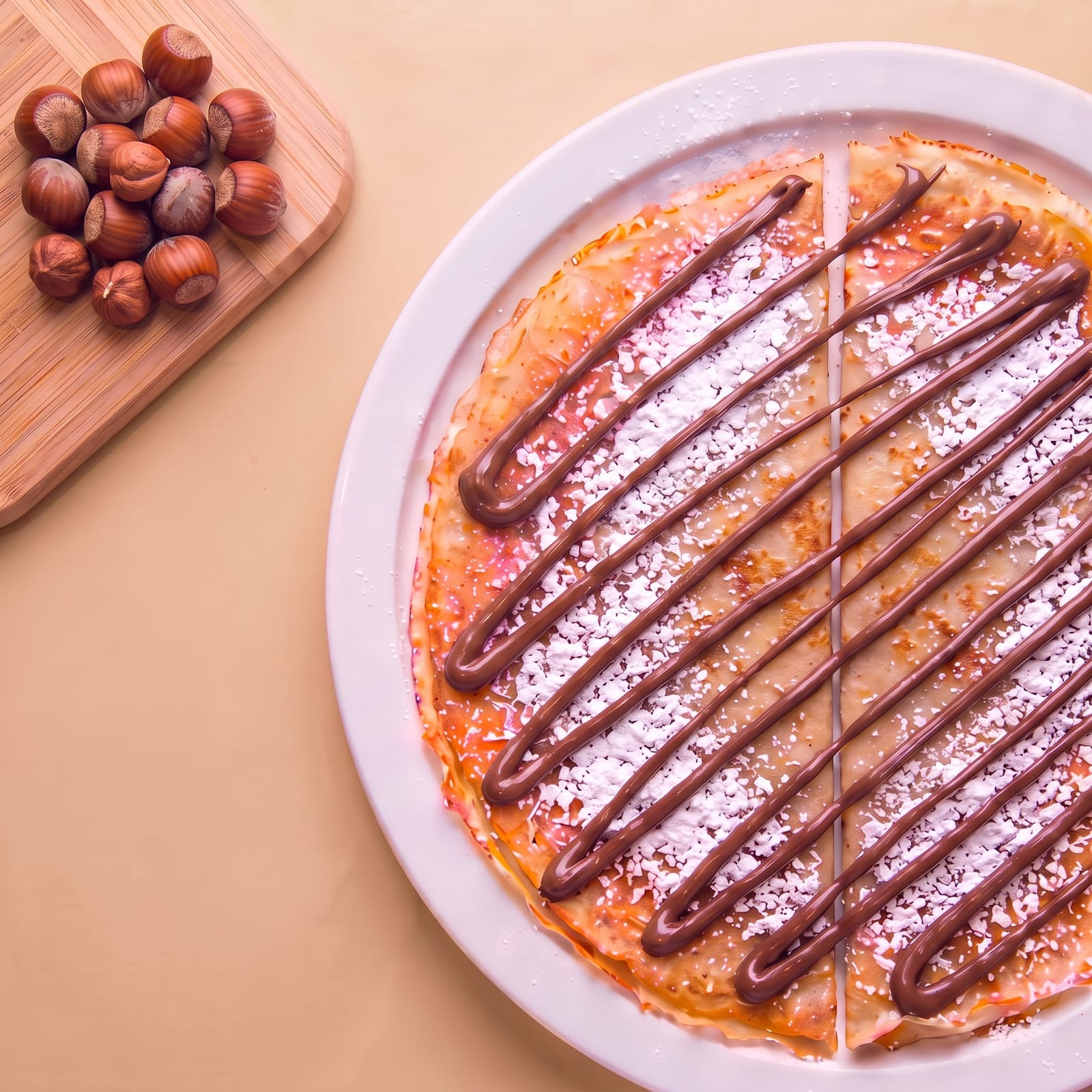 Pannenkoek met Nutella – skin beige