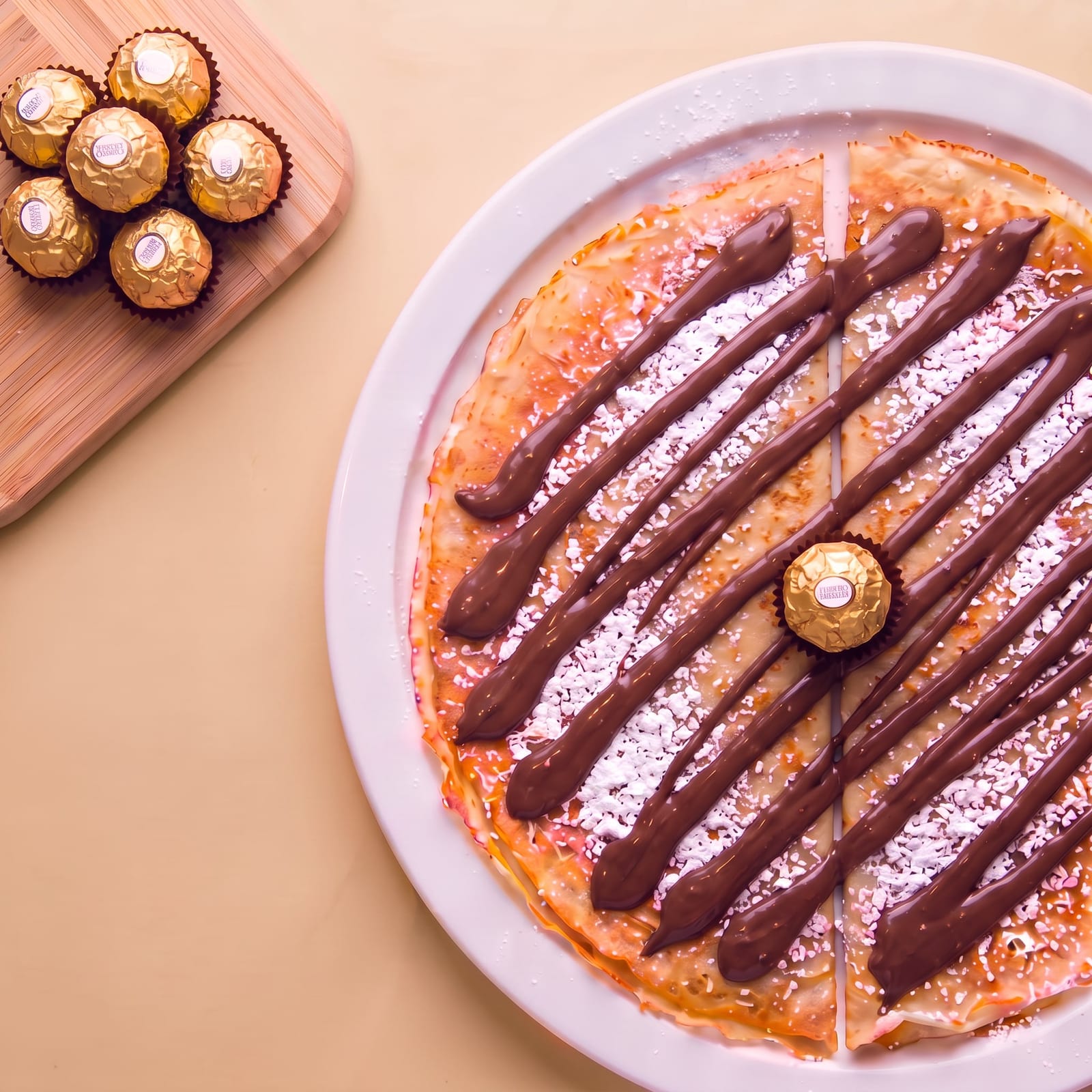 Pannenkoek met Foubert Rocher – skin beige
