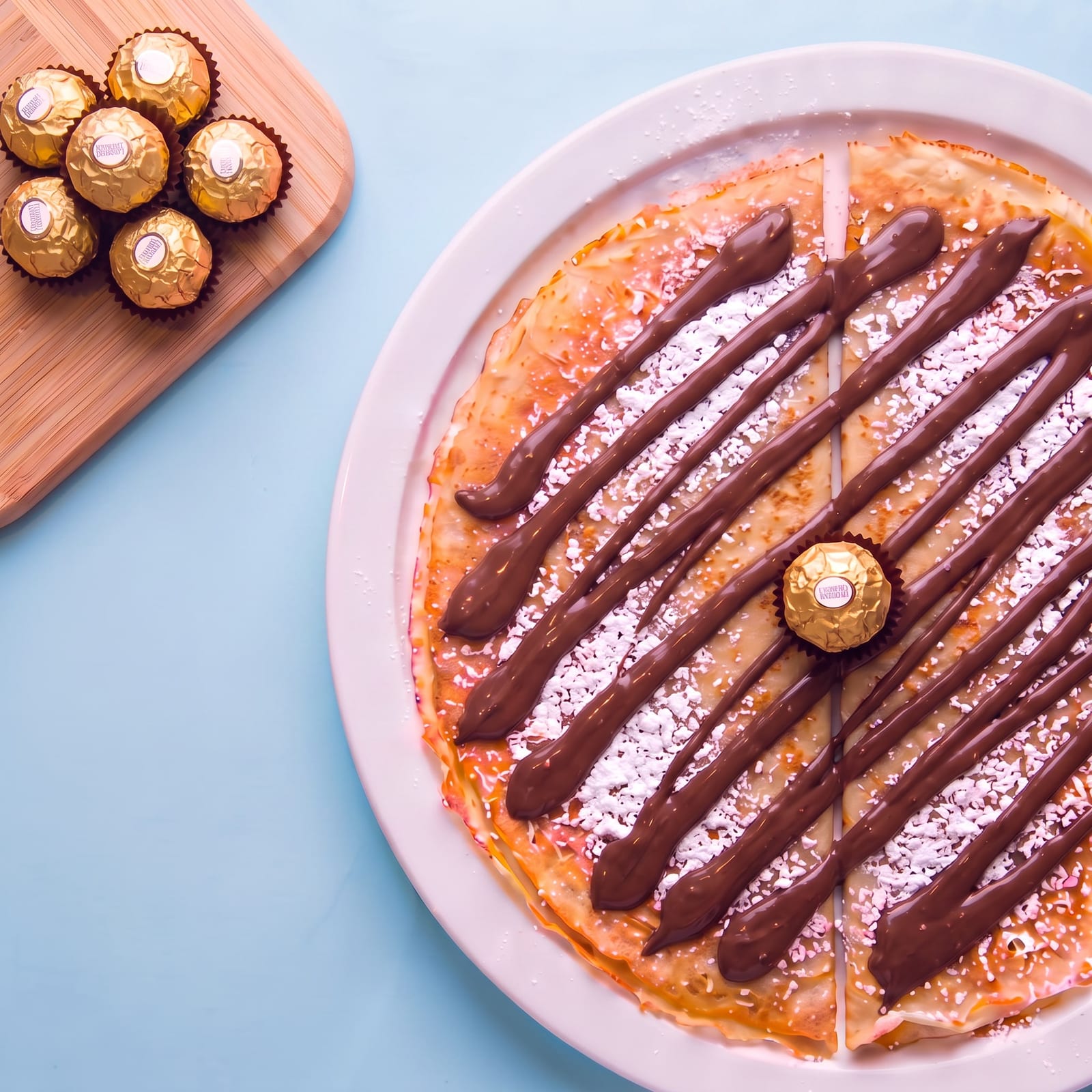 Pannenkoek met Foubert Rocher – skin blauw